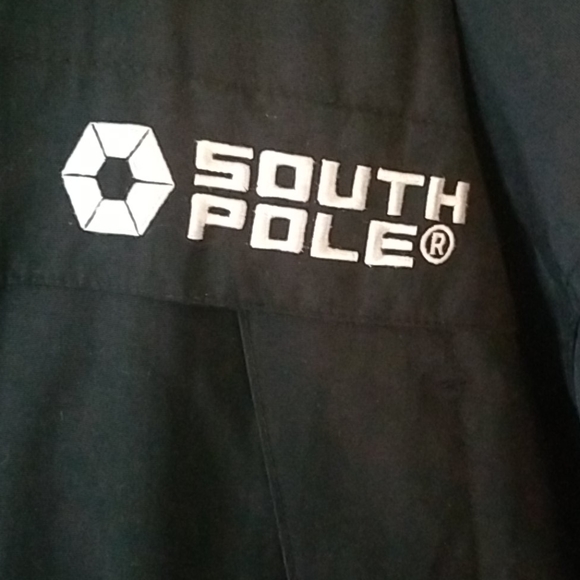 South Pole black winter coat. Size Large - Picture 2 of 7